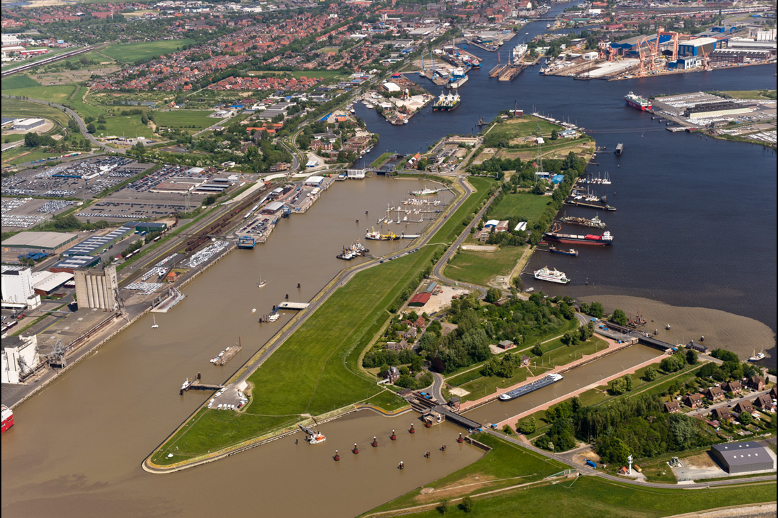 Hafenentwicklung in Emden